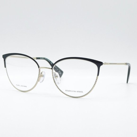 MARC JACOBS MARC 256 205 BLACK SILVER CAT EYE WOMEN'S EYEGLASSES FRAME 5… - Picture 5 of 11